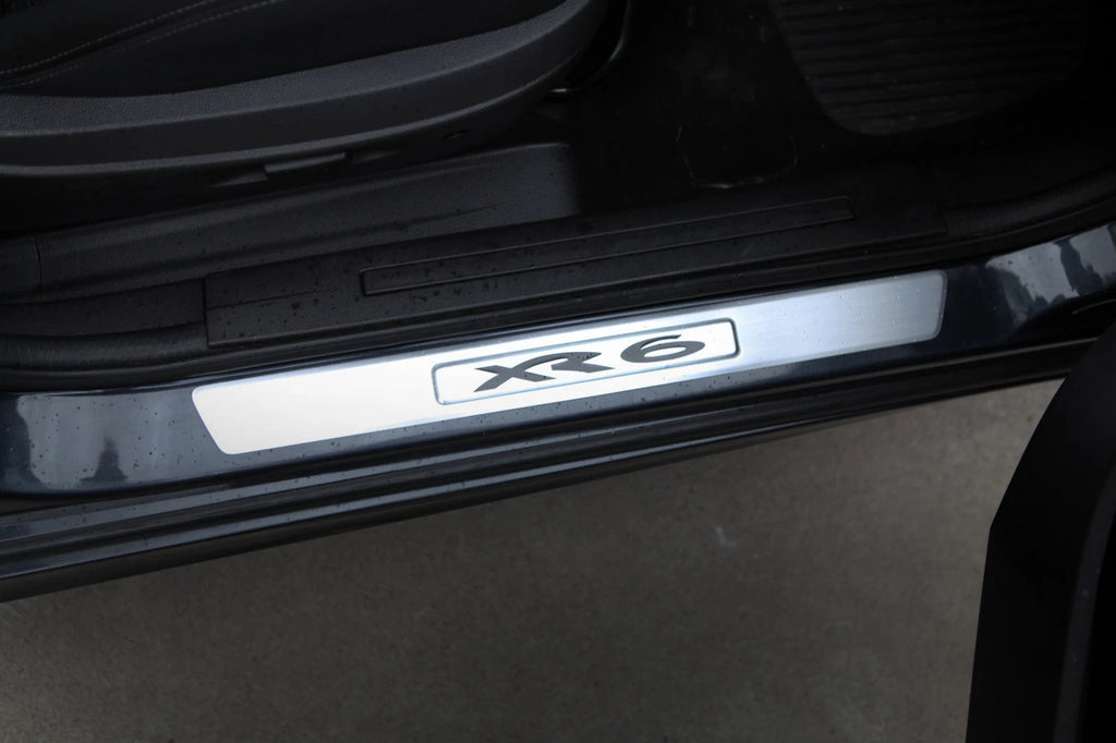 PAIR OF ALLOYS REAR SCUFF PLATE SUIT XR6 FG SERIES FORD FALCON SEDAN