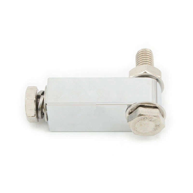 Chrome CNC Headlight Mount Bracket Block for Harley Softail FXST Breakout Glide