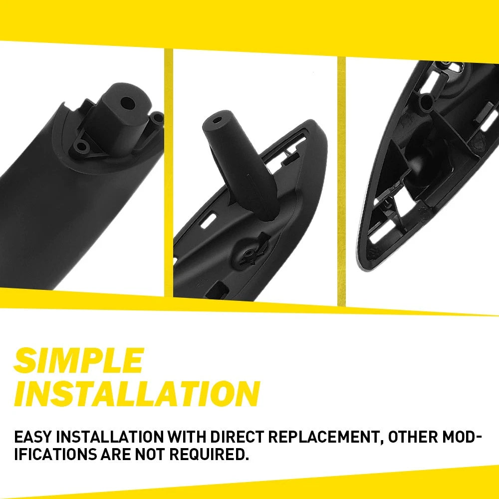 Pair Front Inner Trim Door Pull Handle Black For BMW F30 F80 F31 F32 Left Right