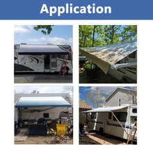 Load image into Gallery viewer, 8-21Ft Awning Vinyl Replacement Fabric Gray Fade Suit Caravan Awning Brand New
