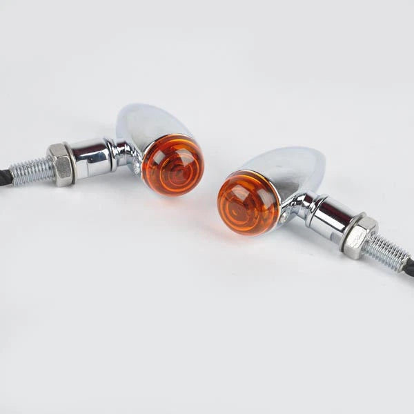 Motorcycle Turn Signal Indicator Light Fit For Harley Chopper Cafe