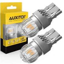 Load image into Gallery viewer, 2x T20 7440 WY21W W21W 6 SMD AMBER ORANGE LED INDICATOR SIGNAL LIGHT BULBS 12V