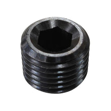 Load image into Gallery viewer, Aeroflow Npt Port Plug 1/2" Steel Blackcoated