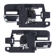 Load image into Gallery viewer, 4pc LEFT + RIGHT FRONT &amp; REAR Door Handle Inner Chrome for Nissan Dualis 07-16