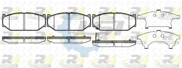 Front Premium Brake Pads and Disc Rotors Set for Suzuki SWIFT EZ 1.5 2005-2011