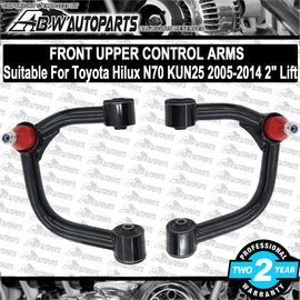 2x Upper Control Arms Front For 2005-2014 Toyota Hilux KUN25 N70 4X4 2