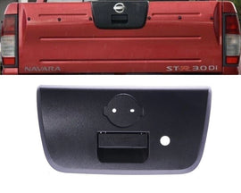 Textured Black Tailgate Handle With Keyhole for Nissan Navara D22 1997-2015