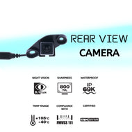Tailgate Reverse Camera 6-Pin OE Plug for Toyota Hilux 05/2015-08/2020