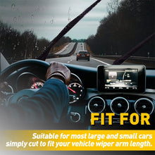 Load image into Gallery viewer, 10 x 6 mm Wiper Blade Refill Car Replacement Windshield Strip Premium Rubber 24"