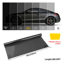 Load image into Gallery viewer, Ceramic Window Tint for Cars: 5%, 15%, 20%, 30%, 35%, 50% Black Silver 50CM 3M