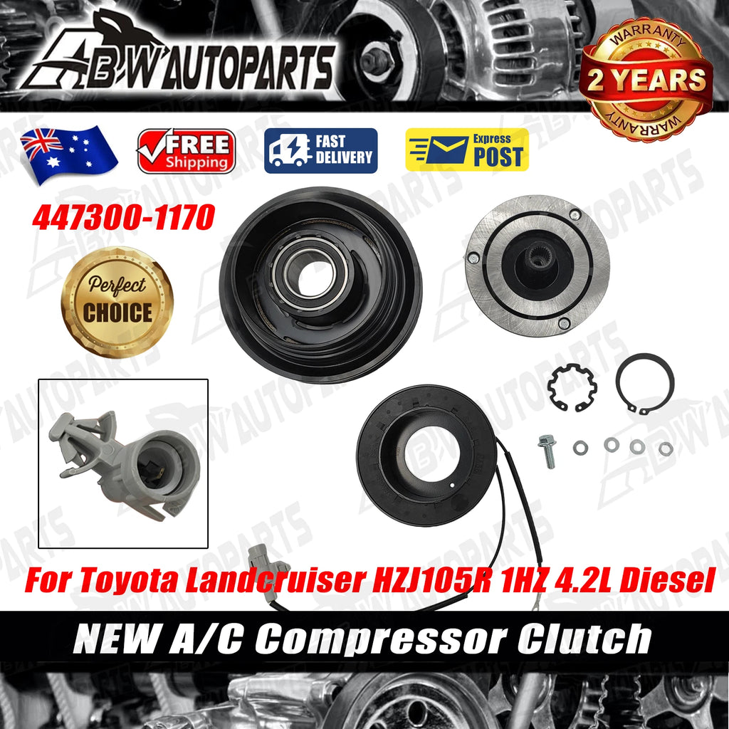 A/C Compressor Clutch 4473001170 For Toyota Landcruiser HZJ105R 4.2L 1HZ 1998-07