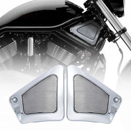 Silver Airbox Frame Neck Side Cover Guard For Harley V-Rod RSCDX VRSCX ST