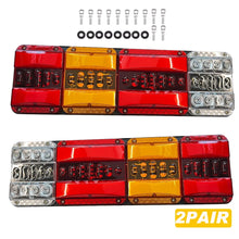 Load image into Gallery viewer, 4X 122 LED Tail Lights Trailer Ute Caravan Truck Stop Indicator rear LAMP 10-30V
