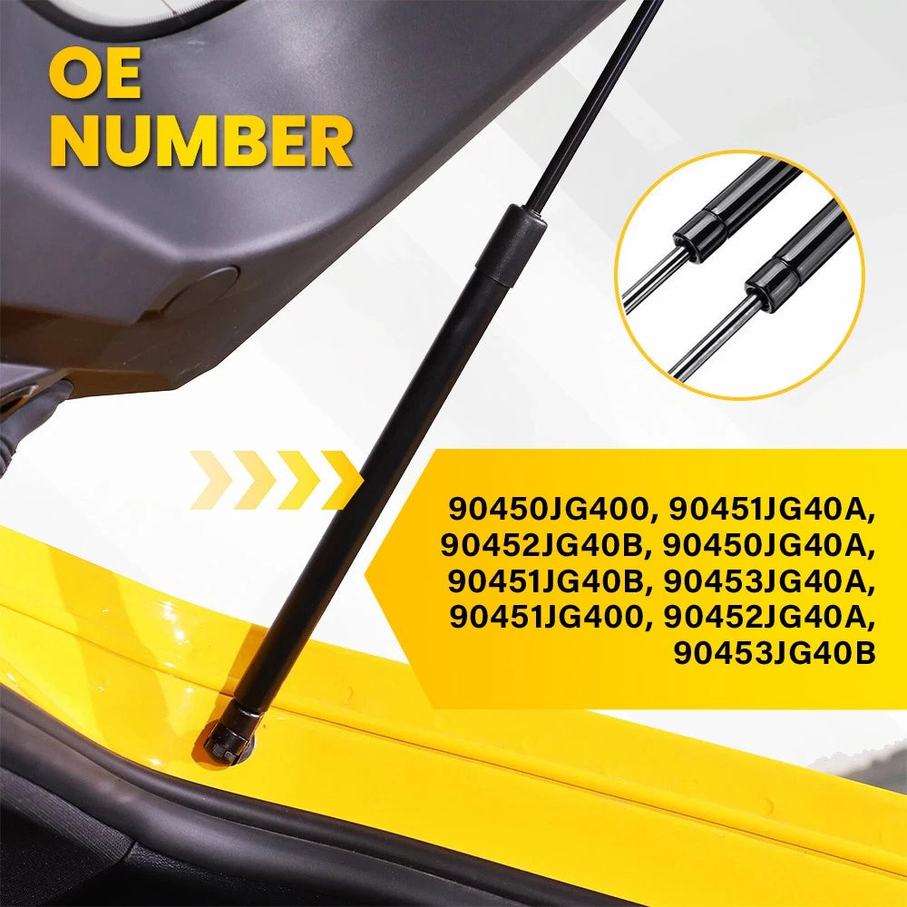 2x Rear Tailgate Boot Lid Gas Struts for Nissan X-Trail XTrail T31 2007-2013 SUV