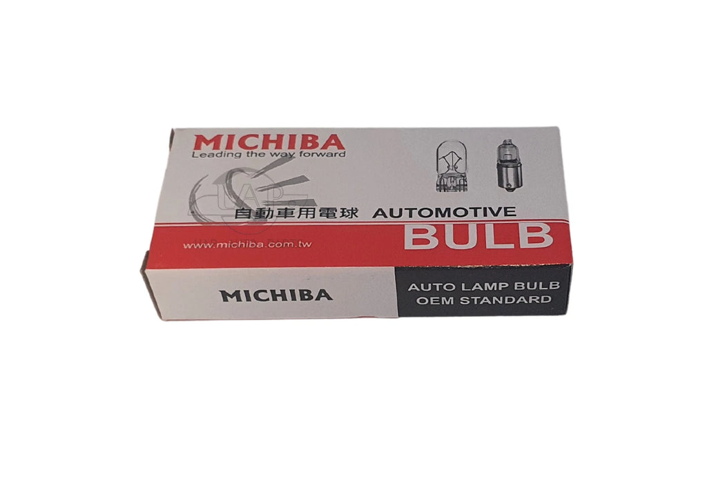 T10 W5W MICHIBA Halogen Globe 12V 5W For Interior Rego Light Park Lamp x100pc