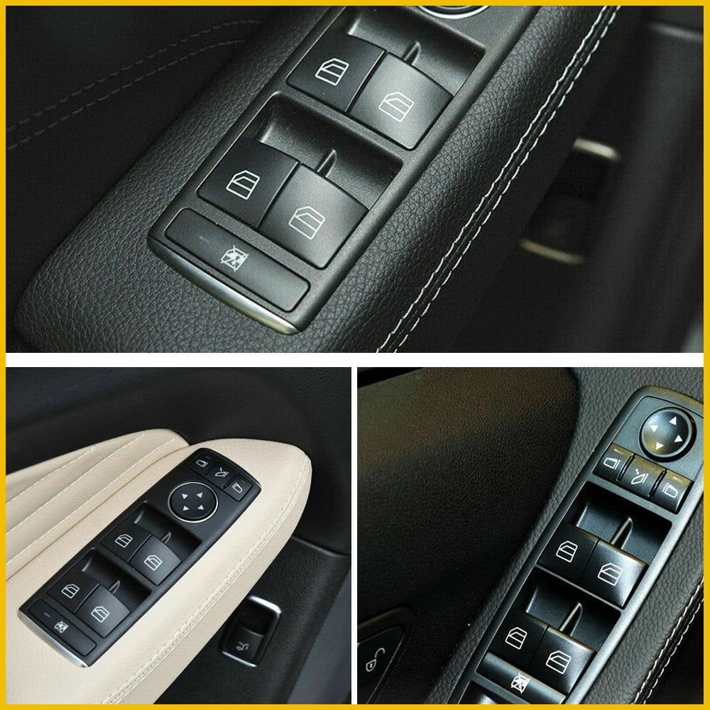 4X Window Switch Button Cover For A-Klasse Mercedes-Benz A200 W176 A220 A250 A45