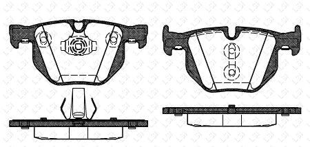 Front and Rear Brake Pads and Disc Rotors w/Sensor 332mm Front for BMW X5 E70