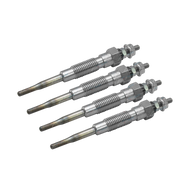 Set of 4 Bosch Glow Plugs for Toyota Hilux Surf LN61 2.4L 2L-T Diesel 1986~89