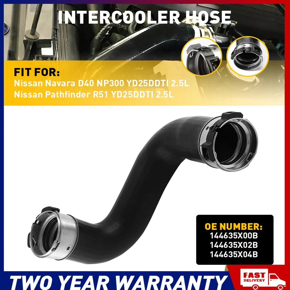 Turbo Intercooler Hose Hot Side For Nissan Navara D40 NP300 Pathfinder R51 2.5L