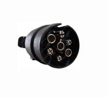 Load image into Gallery viewer, 7 Pin Large Round to 7 Pin Flat Trailer Connector Adaptor Plug ADA7LP7FS