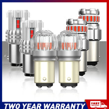 Load image into Gallery viewer, 2X AUXITO BAY15D 1157 RED LED BRAKE TAIL LIGHT BULBS GLOBE BRIGHT ERROR FREE A