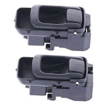 Load image into Gallery viewer, Door Handle Inner for Nissan Navara 97-15 Set of 4 Black FRONT REAR LEFT+RIGHT