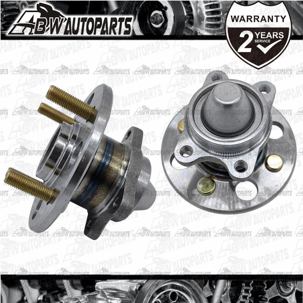 Pair Rear Hub Wheel Bearing Kit For Hyundai Getz TB Accent MC Kia Rio JB Non ABS