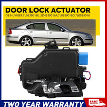 Load image into Gallery viewer, 7L0839016D Rear Driver Right Side Door Lock Mechanism For VW Golf Mk5 2003-2009