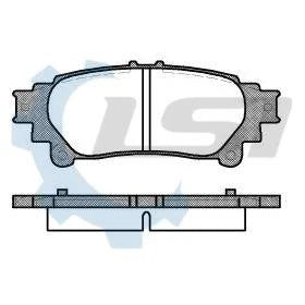 Rear Brake Pads and Disc Rotors for Toyota Fortuner GXL 2.8 2015-2020