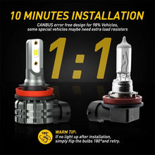 Load image into Gallery viewer, 2X H11 H8 LED Headlight Kit Fits Globes Light Toyota Land Cruiser Prado 10-18