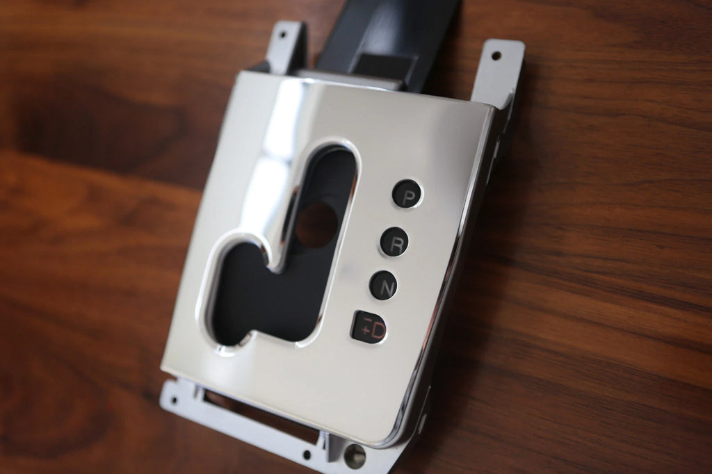 BA/BF FALCON XR6/TURBO/XR8/XT/FUTURA CHROME GEAR KNOB LEVER SURROUND PANEL PLATE