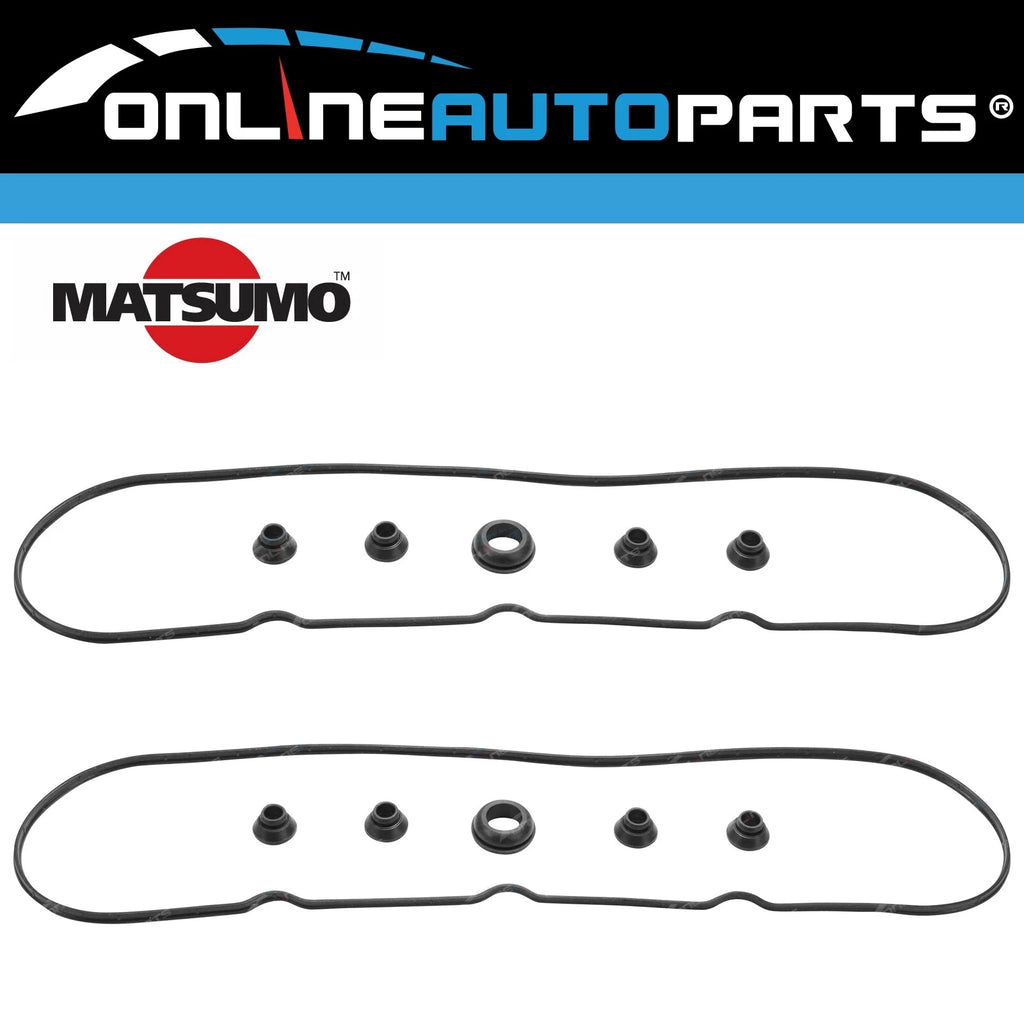 Set 2 Tappet Rocker Valve Cover Gaskets Holden Calais VX V8 LS1 5.7L 2000~2002
