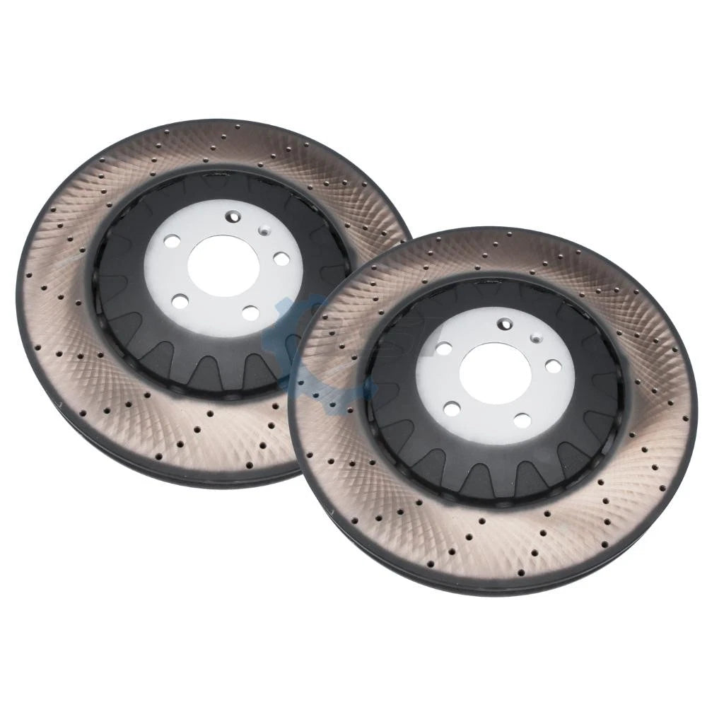 Front Brake Pads with Sensors and Disc Rotors set for Audi SQ7 4M 16-20 400mm