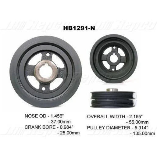 Powerbond OEM Replacement Harmonic Balancer HB1291N