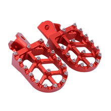 Load image into Gallery viewer, Red MX Wide Fat Footpegs Foot Pegs For Surron Sur-Ron Light Bee X Electric Bike