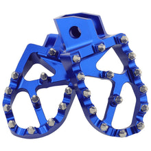 Load image into Gallery viewer, Blue Foot Pegs for Yamaha YZ 80/125/250/500/490 WR200/250/500 TTR90/110/125/250
