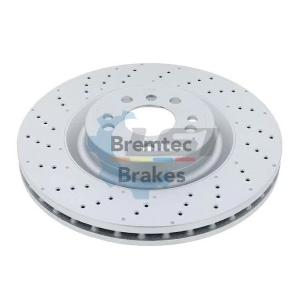 Front Brake Pads and CROSS DRILLED Disc Rotors set for MB ML350 12-15 W166