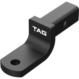 TAG Ball Mount 178mm Long 90 Degree Tongue Face 50mm Square Hitch L4120