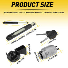 Load image into Gallery viewer, 2 Keys Bonnet Release Lock Latch Set Repair Kit For 04-12 Ford Focus MK2 1343577