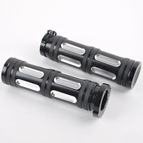 1' 25mm Aluminum Handlebar Grips for Harley Sportster Dyna Softail Touring V-Rod