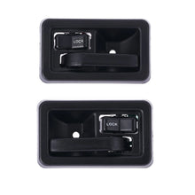 Load image into Gallery viewer, 2pc Front = Rear Left &amp; Right Inner Door Handle Black For Jeep Wrangler TJ 96-07
