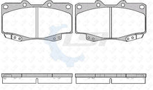 Load image into Gallery viewer, Front European Brake pads and Disc Rotors SET for HILUX 4WD KUN25 GGN25 05-10