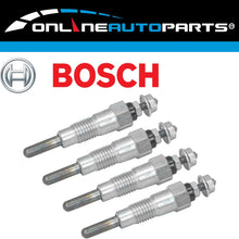 Load image into Gallery viewer, Set of 4 BOSCH Glow Plugs for Navara D21 1986 1987 Diesel 4cyl SD25 2.5L 2488cc