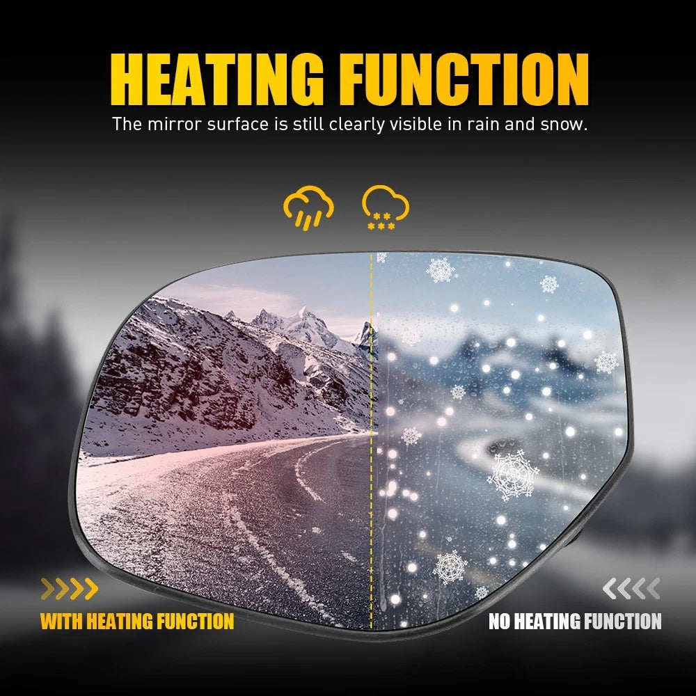 1pcs Left Side Mirror Glass Heated For Mitsubishi Outlander ASX XC XE 2013-2019.