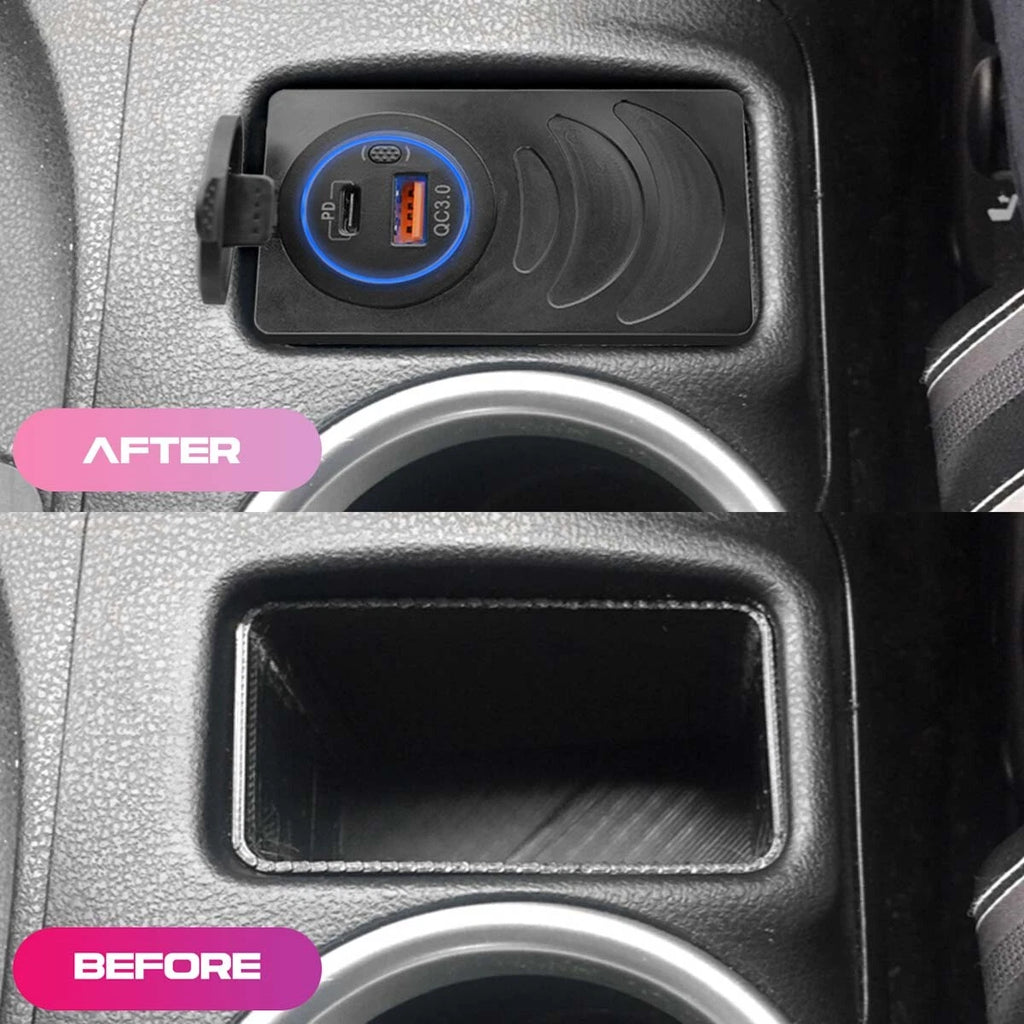 For Nissan 370Z 2009-2020 Cubby Insert -Blank Button Delete - Phone Change Misc