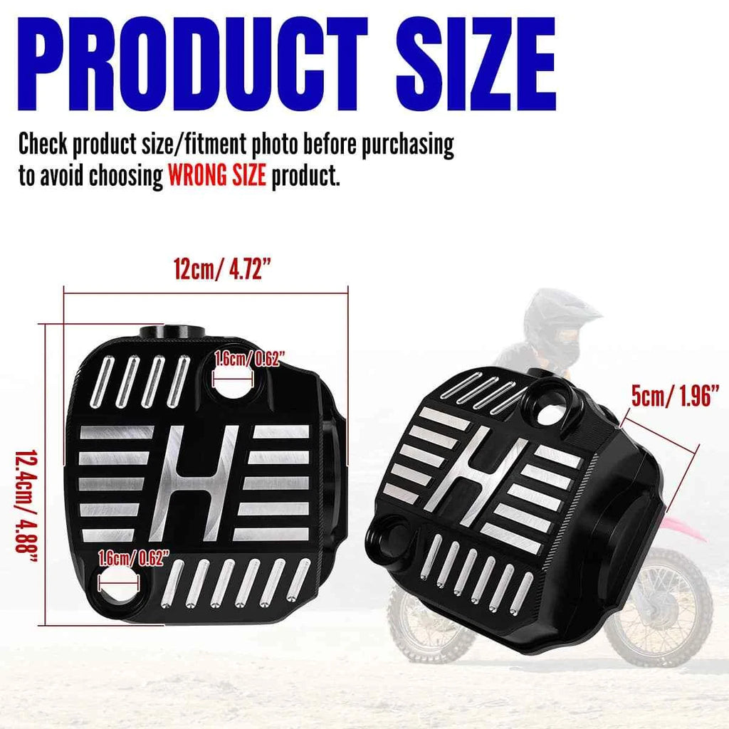 CNC Aluminum Cam Cover For Honda CRF110 2013-2024 14 15 16 17 18 Anodized Black