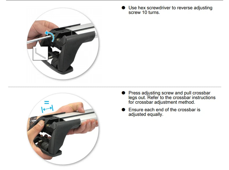 Aerodynamic Alloy Cross Bar Roof Rack for Mazda 3 2004 - 2008 Sedan & Hatch