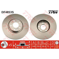 TRW DF4853S Front Brake Rotor – Premium OE-Quality Disc