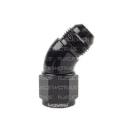 Raceworks AN-10 45° Female to Male Swivel Elbow Fitting RWF-142-10BK