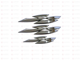 Chrome Side & Rear SS Badge Set Holden Commodore VY VZ SS Sedan Wagon Ute 3PCs